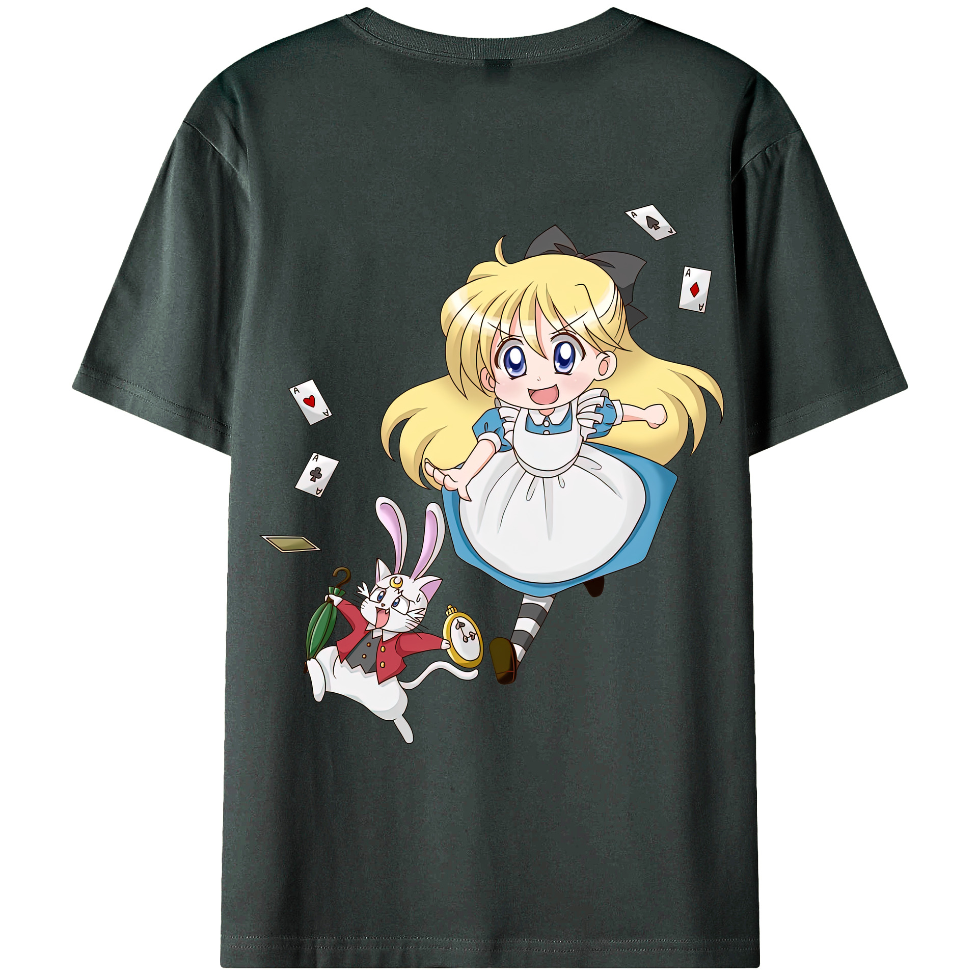 （画像用） 美少女戦士セーラームーン 愛野 美奈子 あいの みなこ Sailor Moon Aino Minako 綿100％ メンズ半袖Tシャツ（バックプリント） 通気性